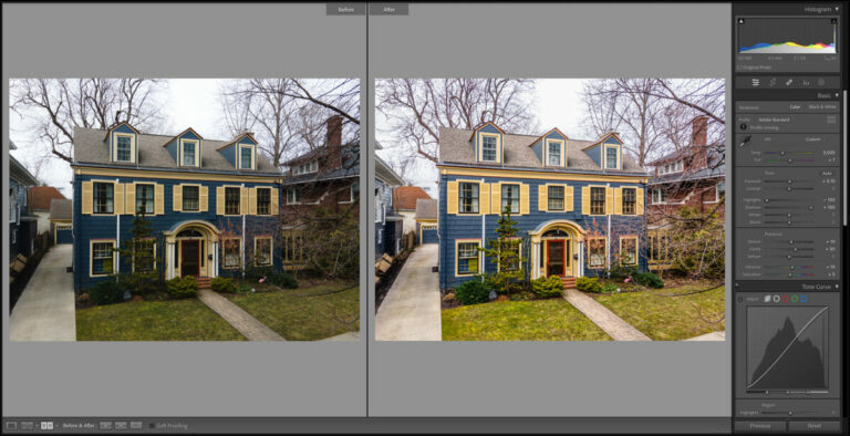 Best Editing Software For Real Estate Photography In 2024 Aryeo Blog   Lightroom Example Ext 768x394 